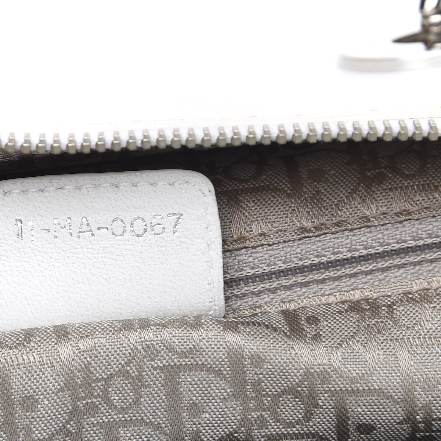 Lambskin Cannage Soft Lady Dior Satchel White
