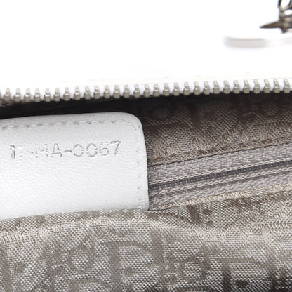 Christian Dior Lambskin Cannage Soft Lady Dior Satchel White 7 of 16