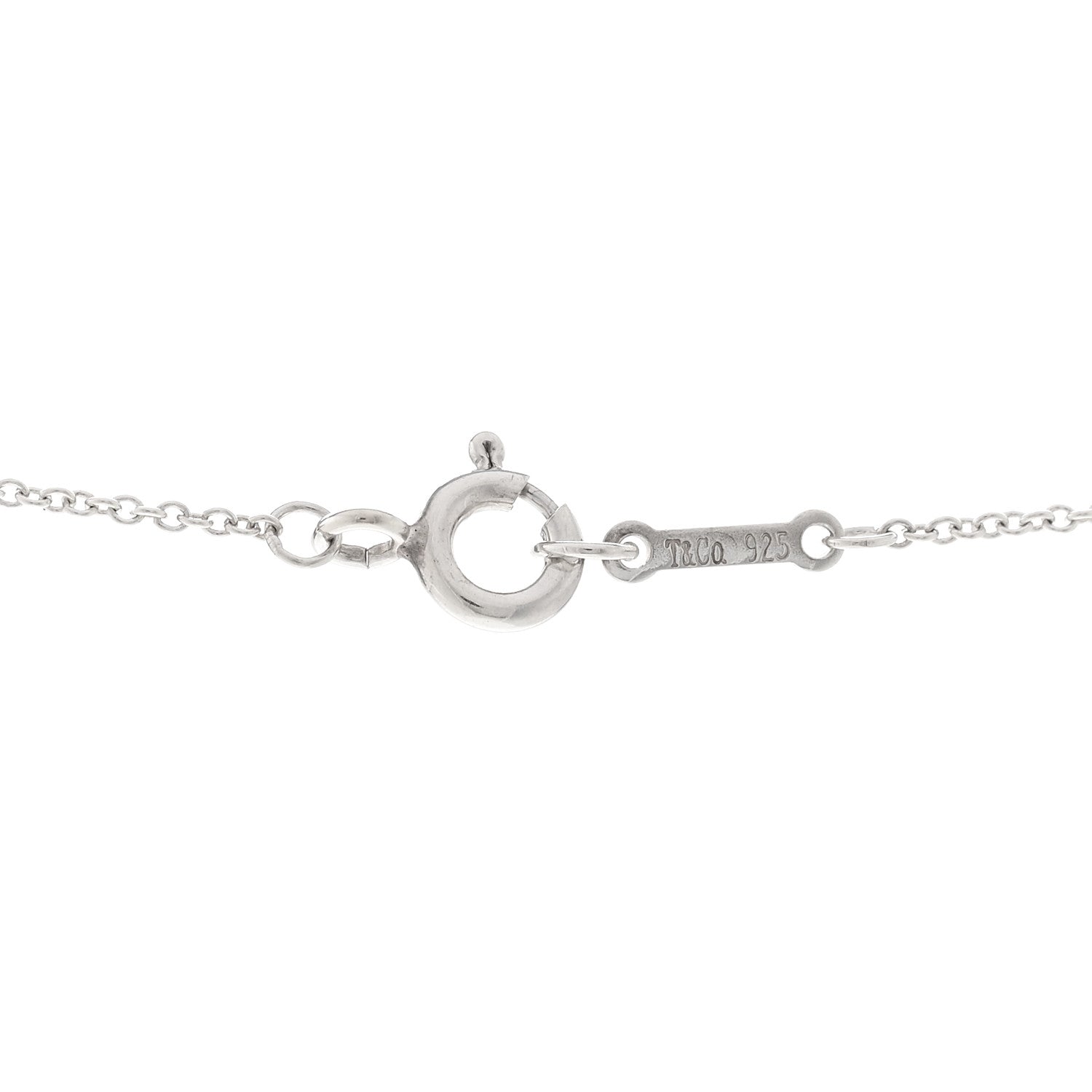 Tiffany Sterling Silver Small Paloma Picasso Loving Heart Pendant Necklace 5 of 5