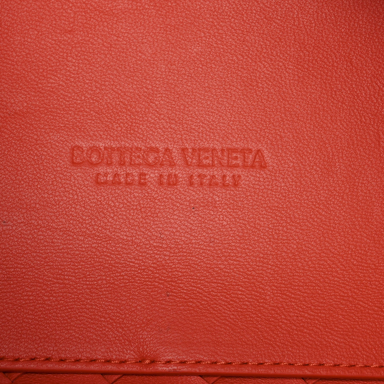 Bottega Veneta Nappa Intrecciato Small Andiamo With Chain Shoulder Bag Orange 6 of 9