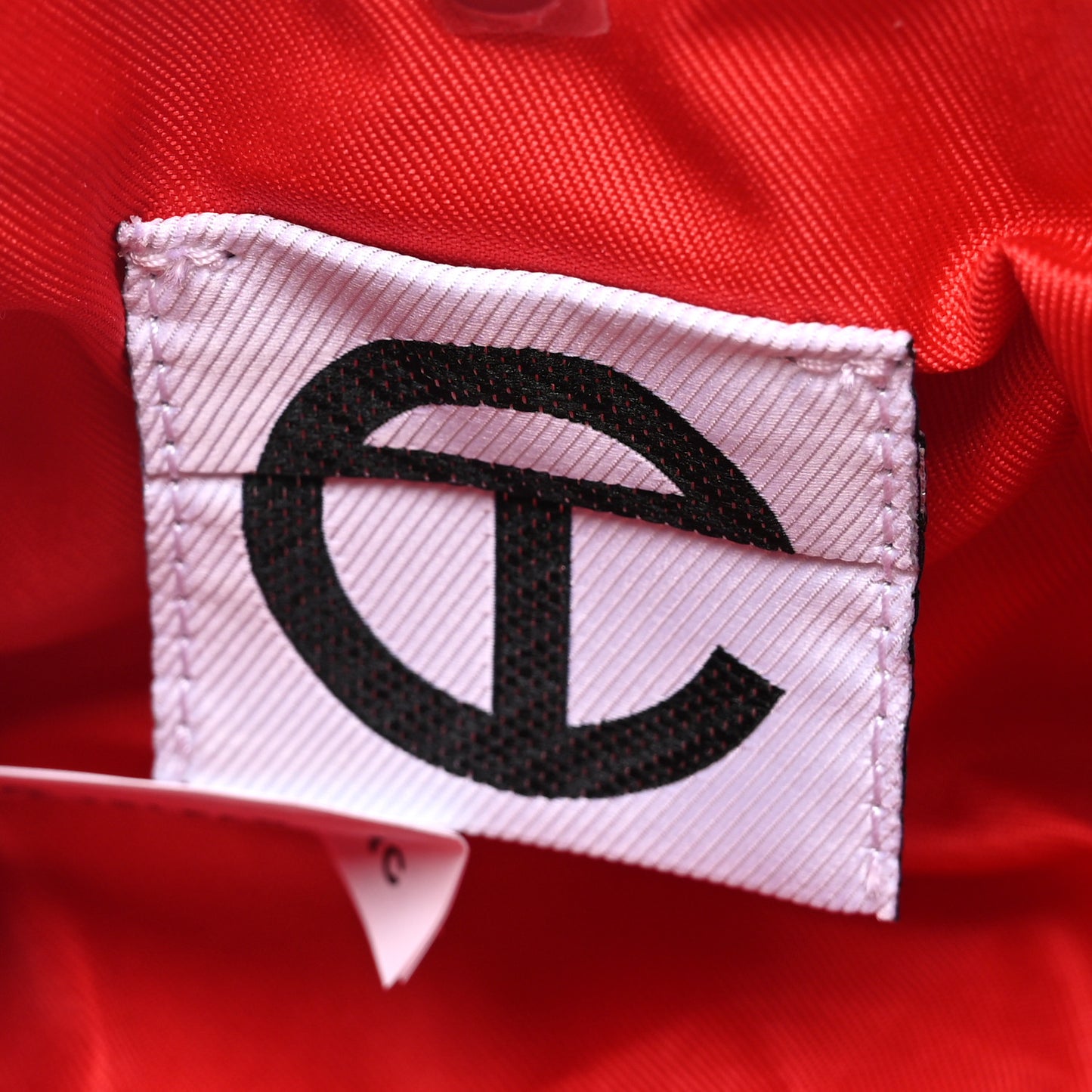 Vegan Leather Small Shopping Bag Red