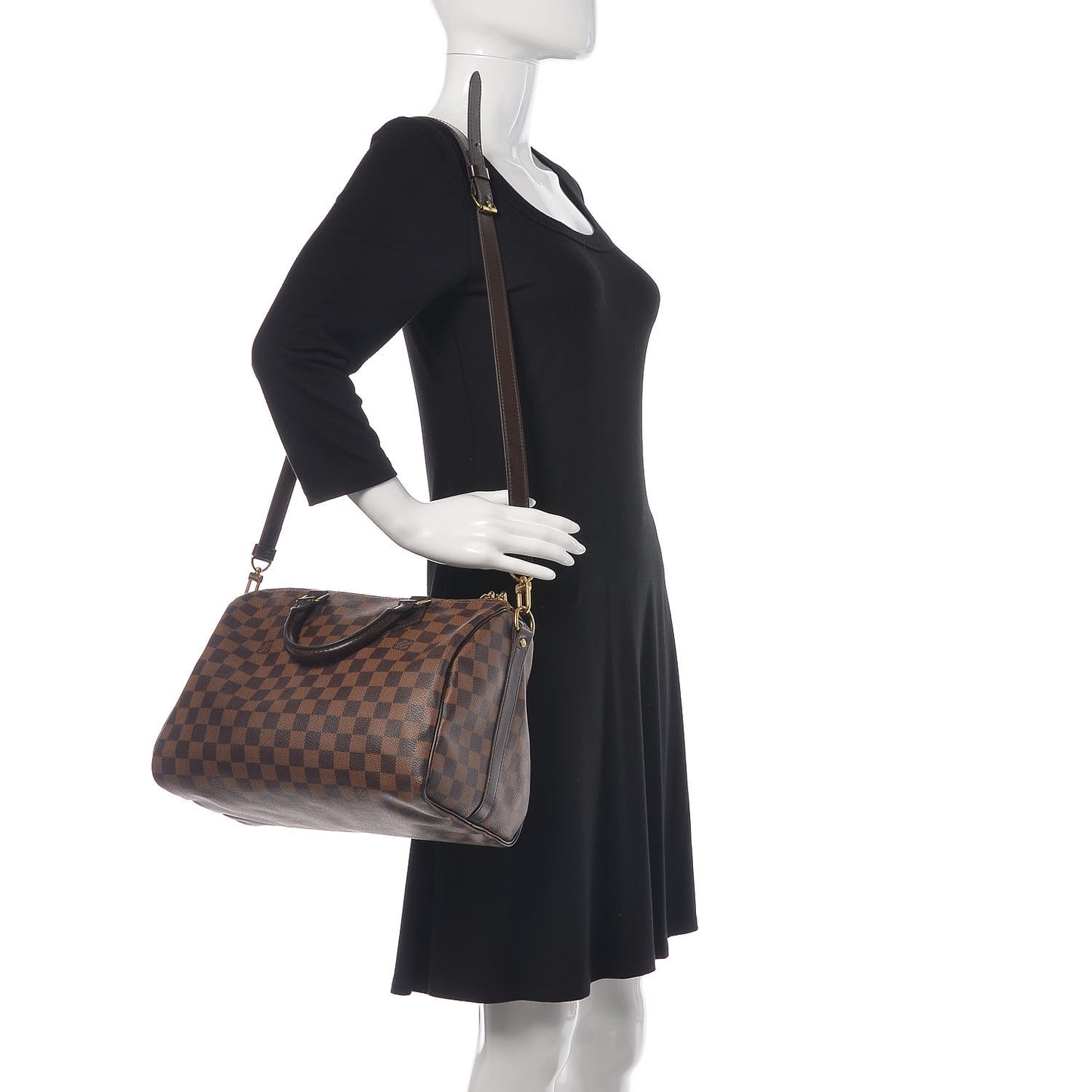 Damier Ebene Speedy Bandouliere 30