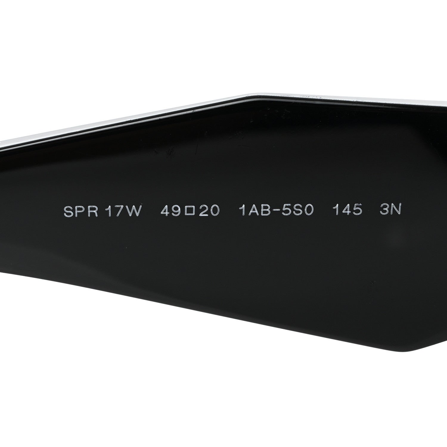 Prada Acetate Symbole Sunglasses SPR 17W Black 5 of 8