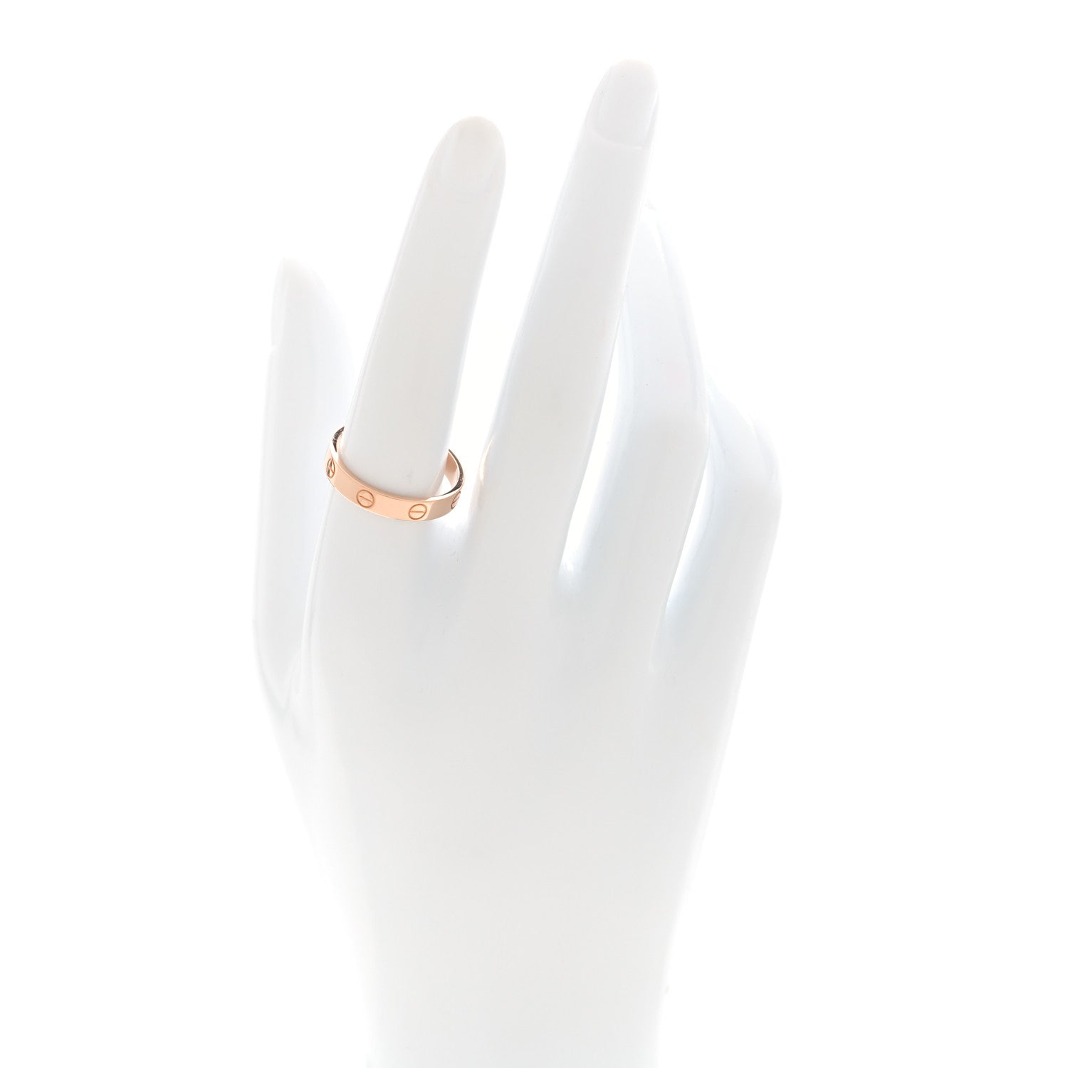 Cartier 18K Pink Gold 3.5mm LOVE Wedding Band Ring 57 8 2 of 5