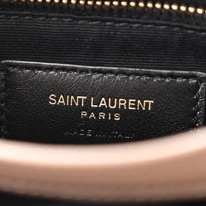 Saint Laurent Calfskin Y Quilted Monogram Toy Loulou Crossbody Bag Taupe 6 of 10