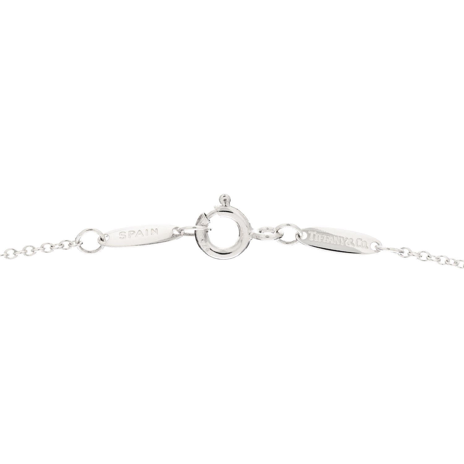 Tiffany Sterling Silver 12mm Elsa Peretti Eternal Circle Pendant Necklace 5 of 6