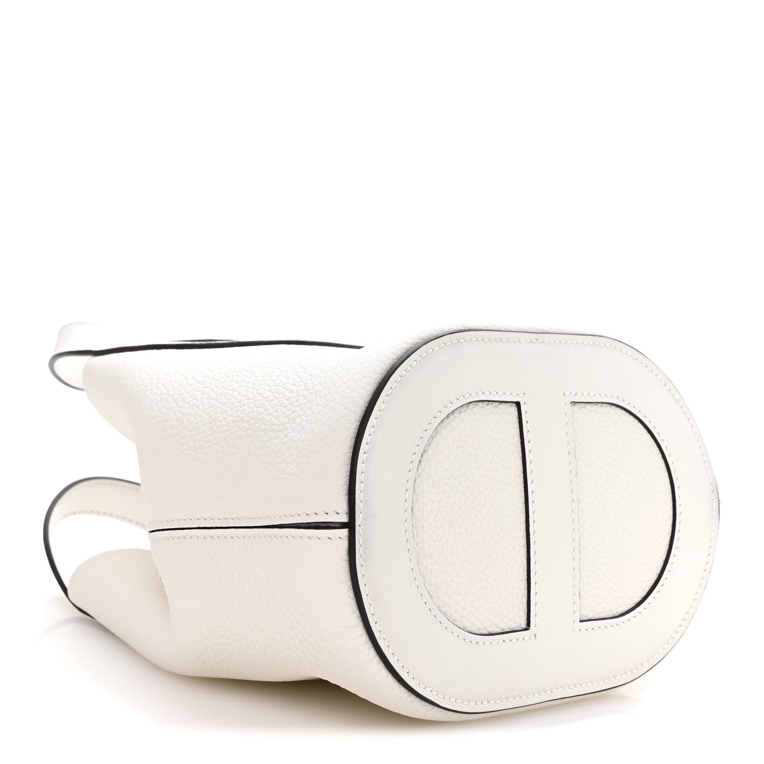 Hermes Taurillon Clemence Swift In-The-Loop 18 Bag New White 4 of 11