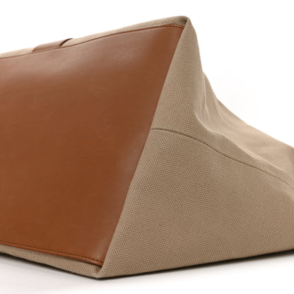 Saint Laurent Canvas Calfskin Y Tote Desert Dust Brick 10 of 10