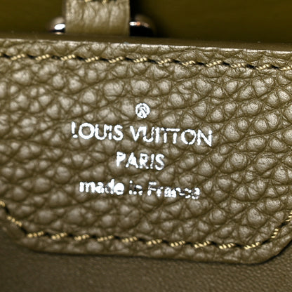 Louis Vuitton Taurillon Snakeskin Capucines BB Emerald 6 of 9