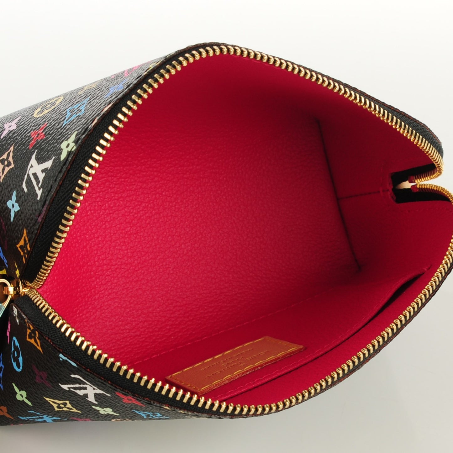 Monogram Multicolor Cosmetic Pouch Black Grenade