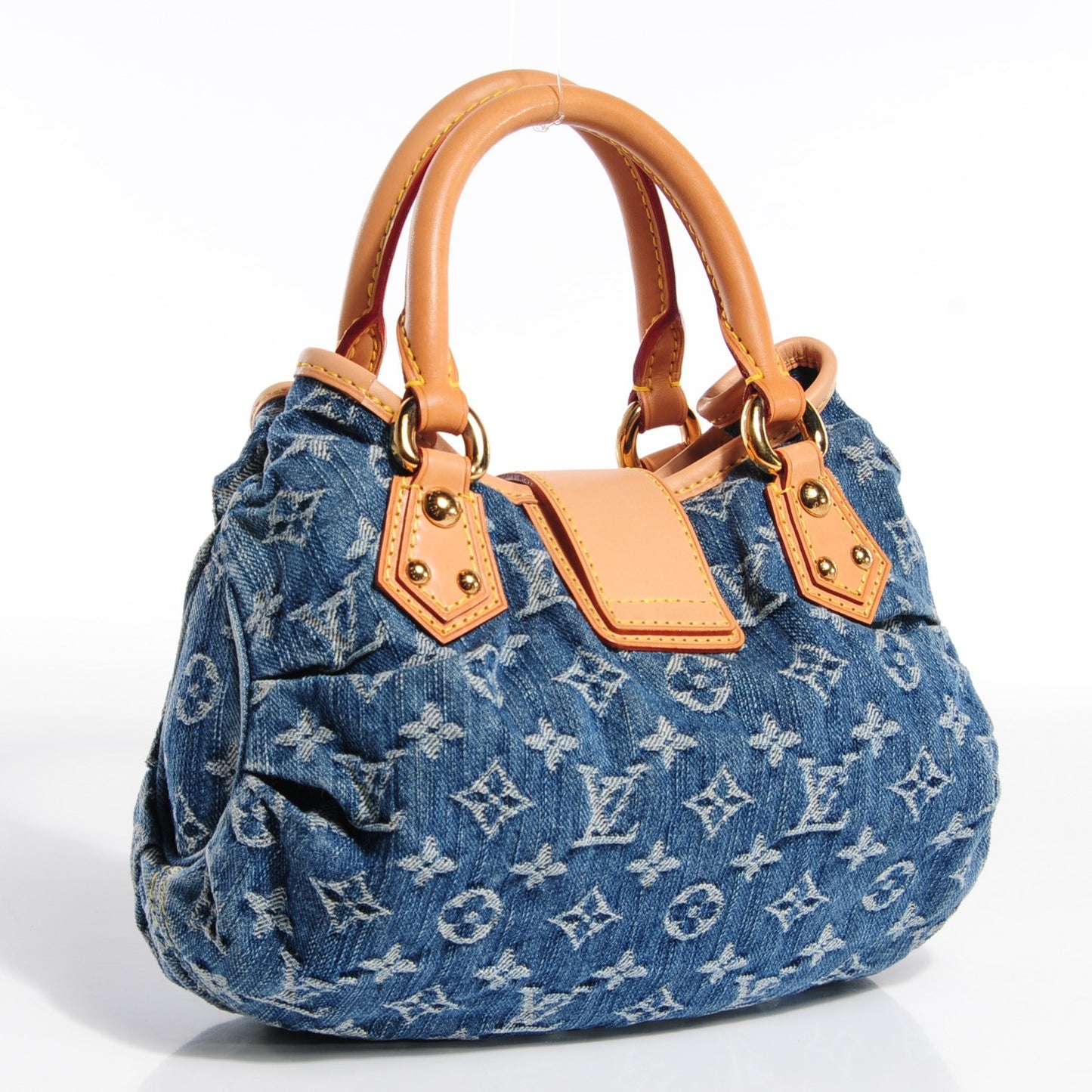 Monogram Denim Pleaty Blue
