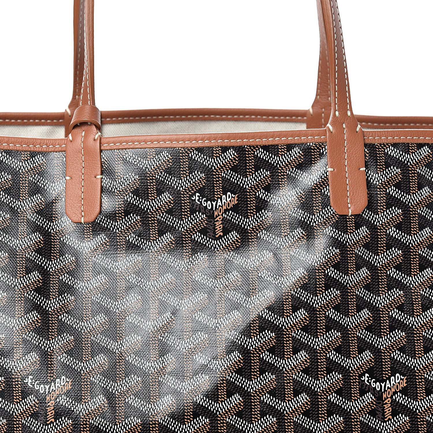 Goyard Goyardine Saint Louis PM Black Gold 8 of 10