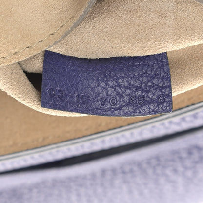 Chloe Grained Lambskin Drew Shoulder Bag Royal Navy 6 of 11