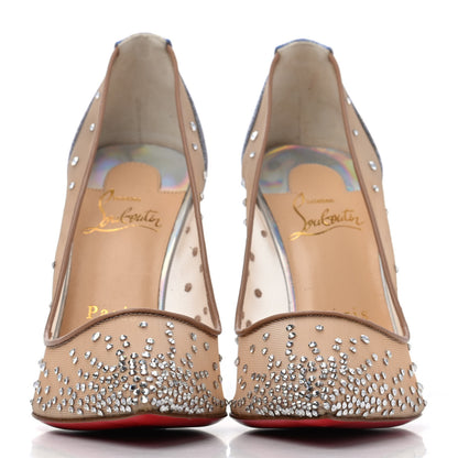 Christian Louboutin Crystal Strass Follies 100 Pumps 36.5 Crystal 2 of 4