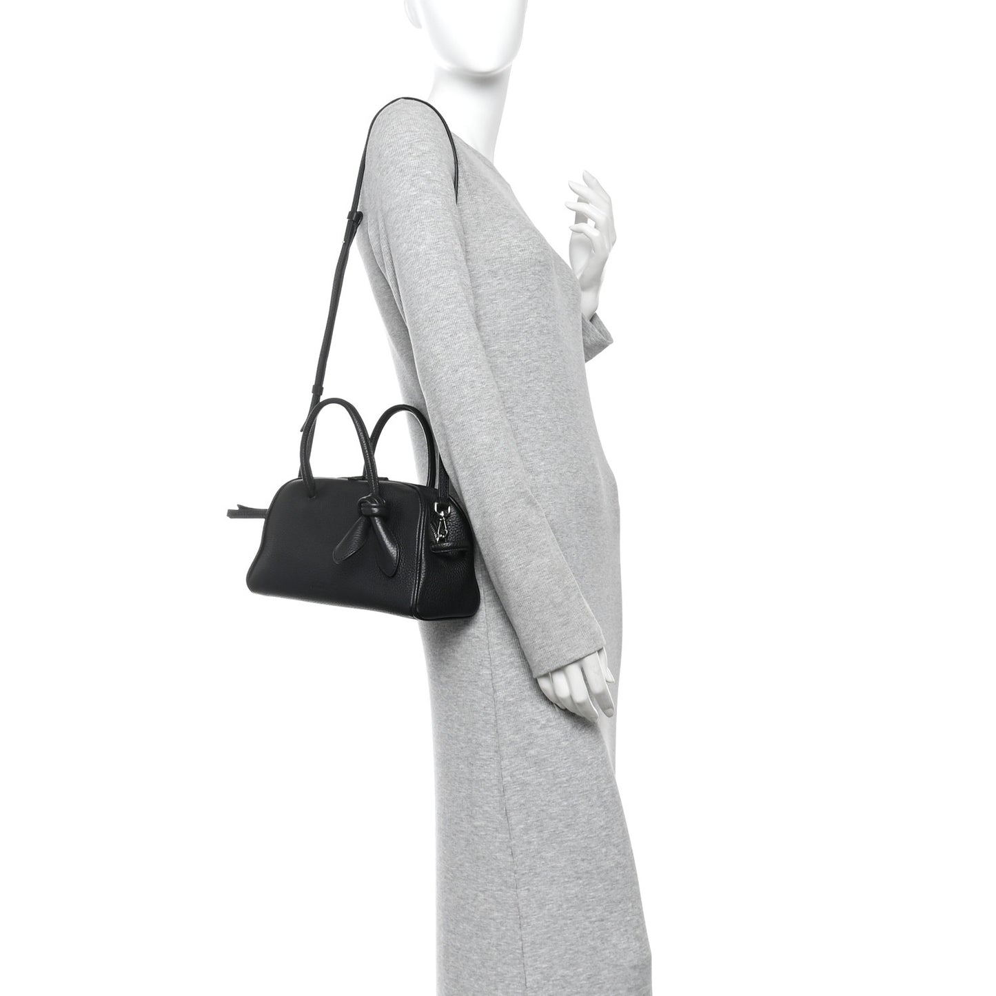 Grained Calfskin Le Petit Turismo Black Black
