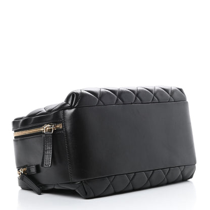 Chanel Lambskin Quilted Medium Trendy CC Bowling Bag Black 4 of 14