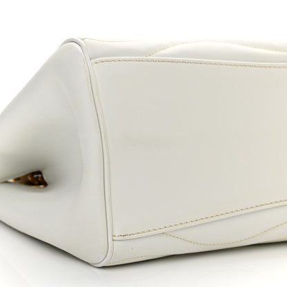 Louis Vuitton Calfskin New Wave Chain Tote Snow 9 of 16