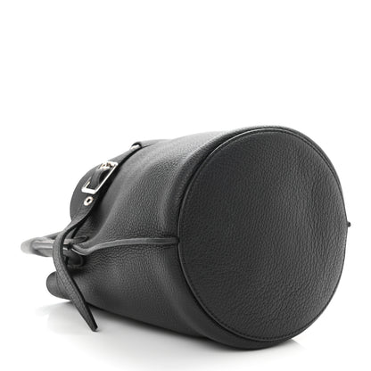 Celine Grained Calfskin Nano Big Bag Bucket Black 4 of 7