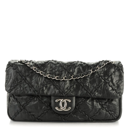 Chanel Calfskin Ultra Stitch Oversize Flap Black 1 of 7
