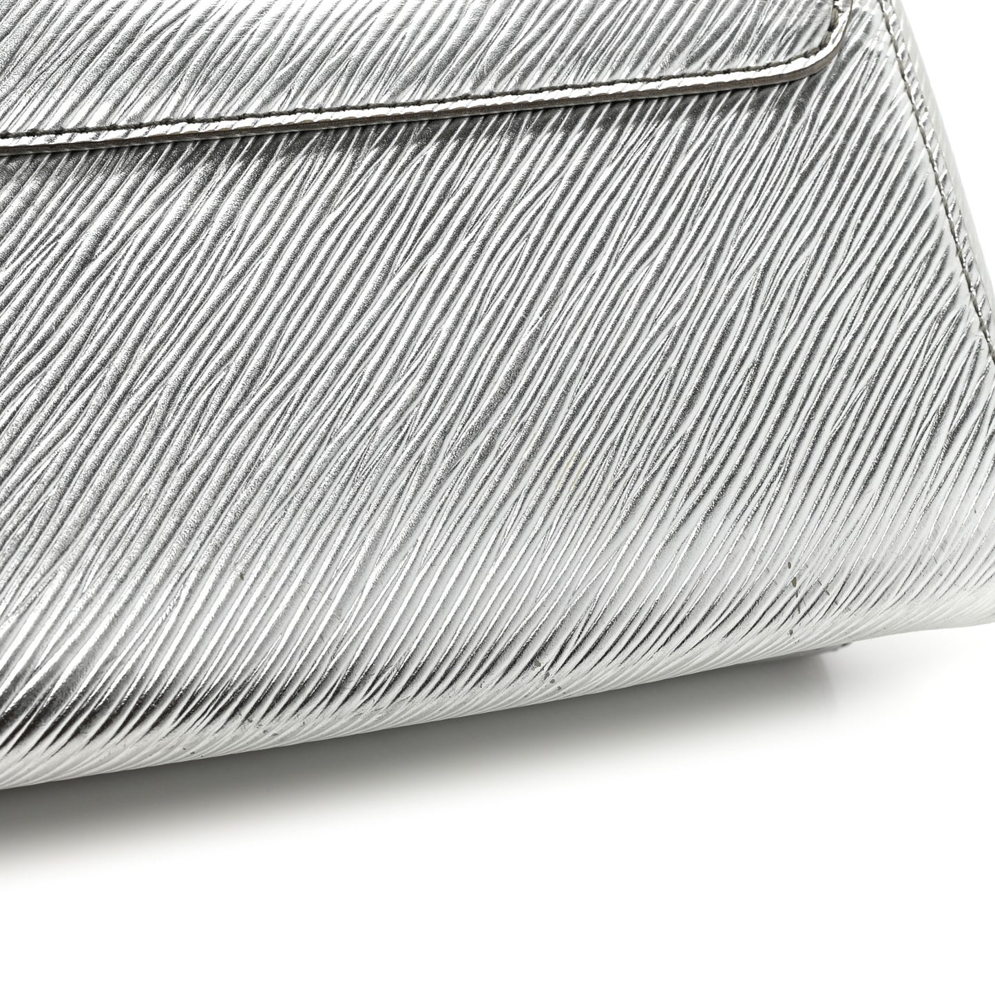 Epi Twist Shoulder Bag PM Argent