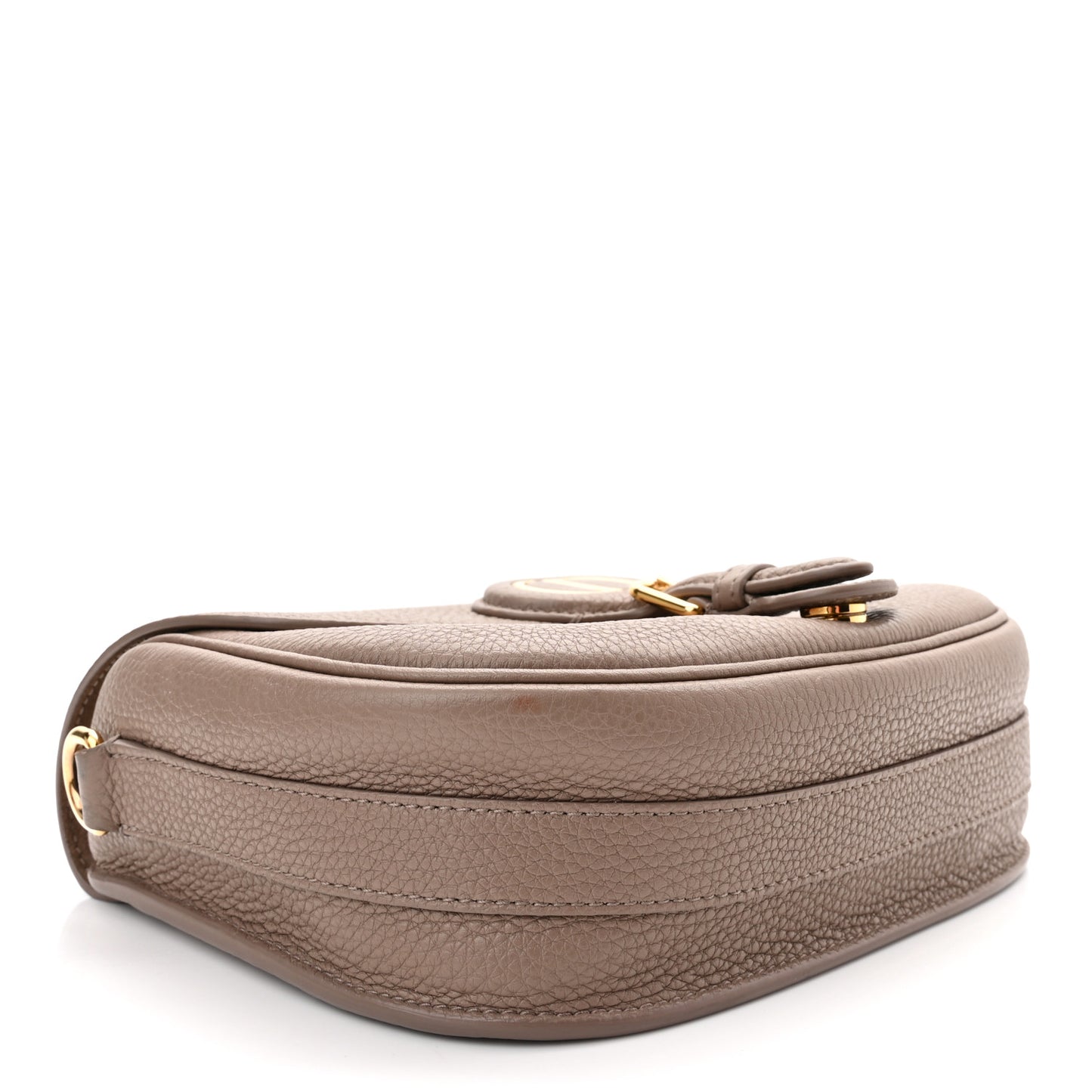 Grained Calfskin Medium Bobby Flap Taupe