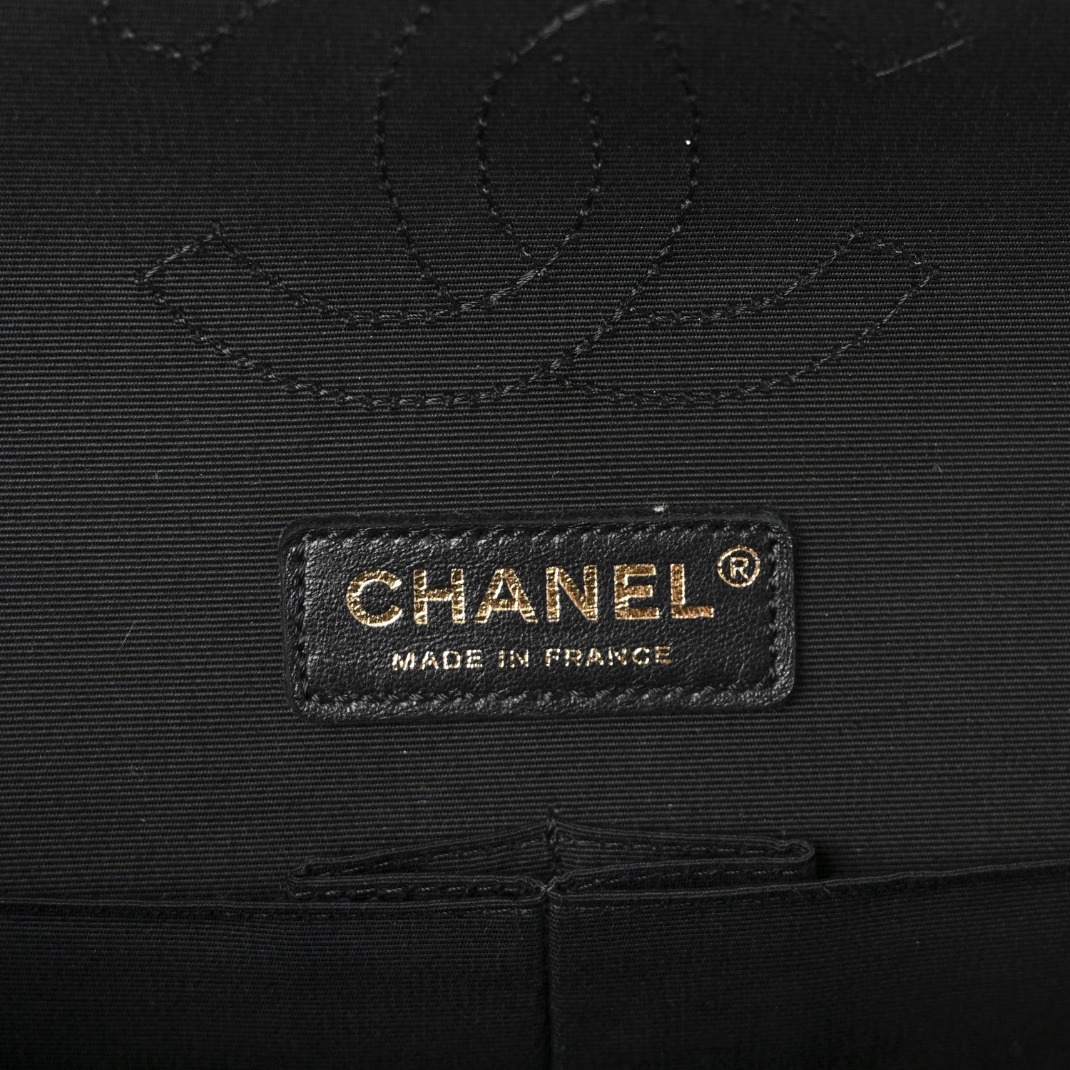Chanel Metallic Grained Calfskin Medium Classic Pure Double Flap Gold Black 6 of 10