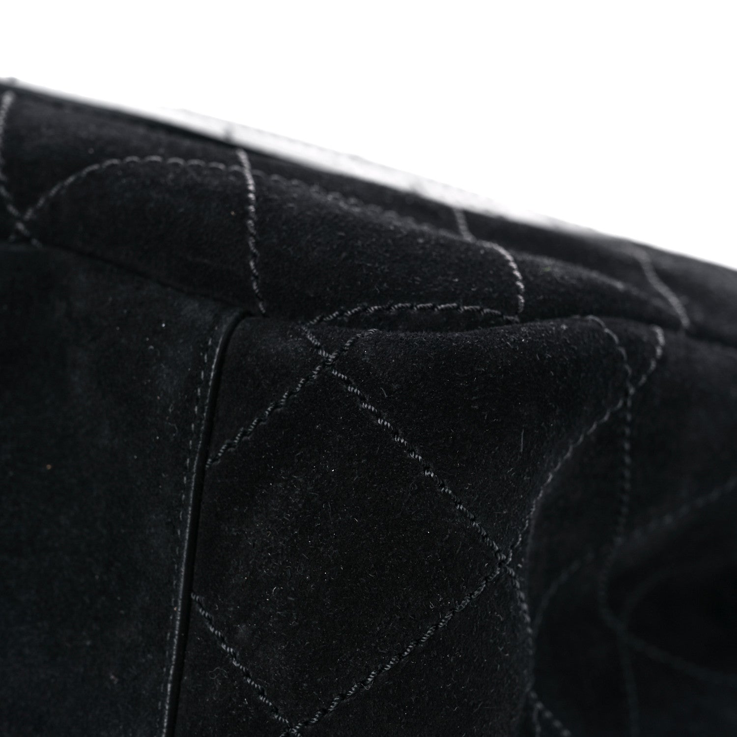 Chanel x Pharrell Williams Suede Lambskin XXL Flap Bag Black