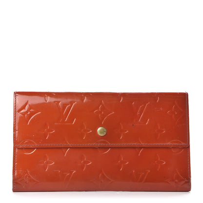 Louis Vuitton Vernis Porte Tresor International Wallet Rouge 1 of 7