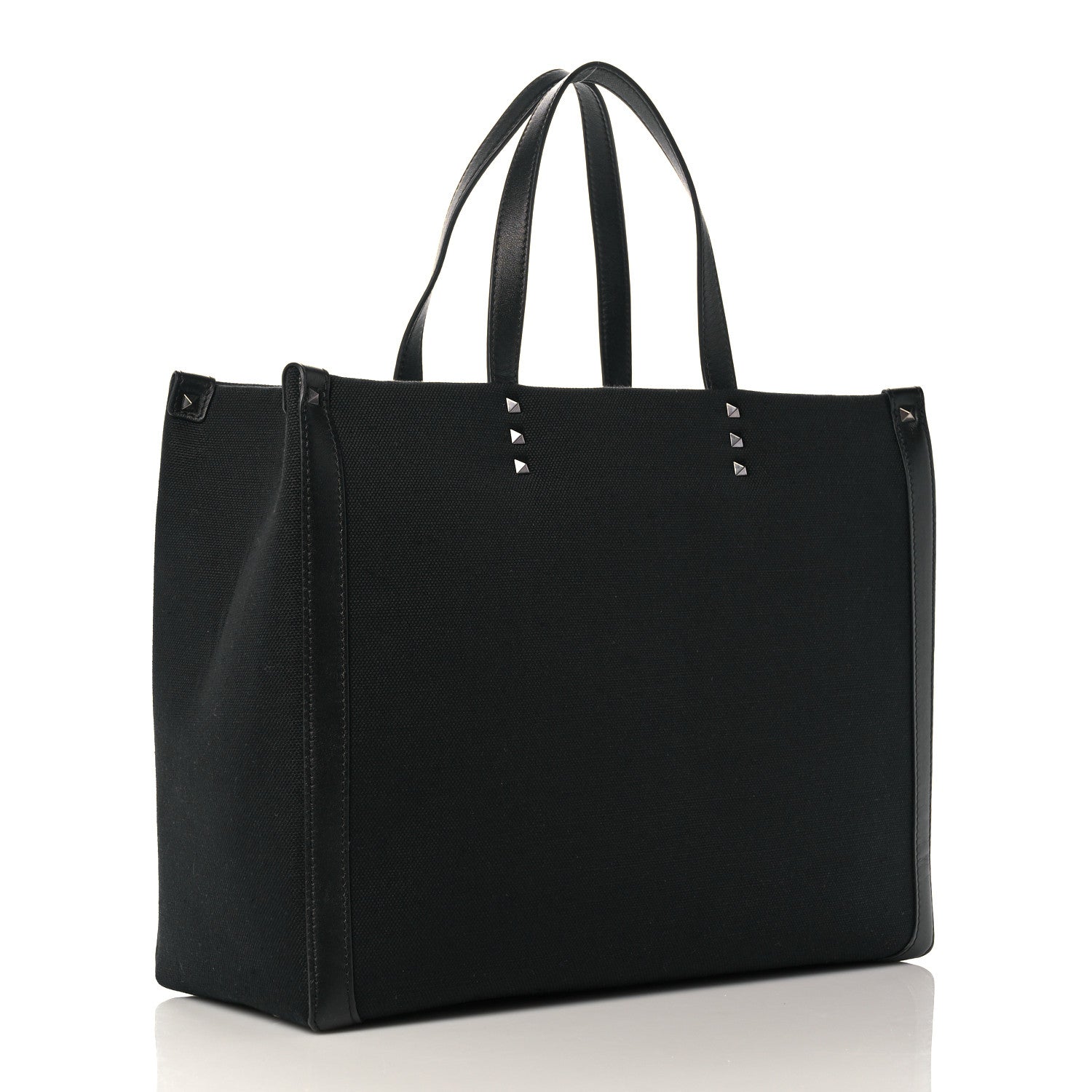Valentino Garavani Canvas VLTN Neon Print Tote Black Multicolor 3 of 9