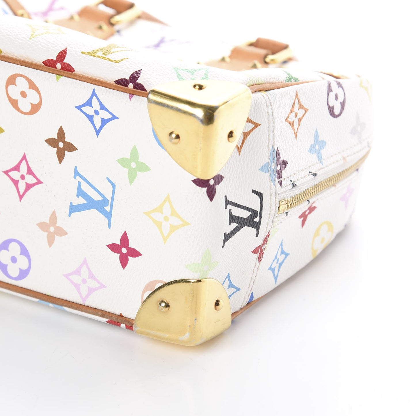Monogram Multicolor Trouville White