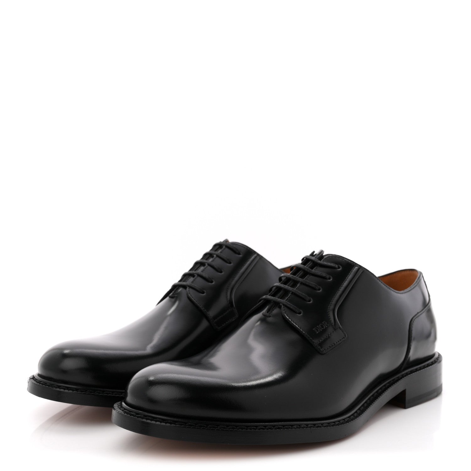 Christian Dior Calfskin Mens Derby Shoes 42.5 Black 4 of 11