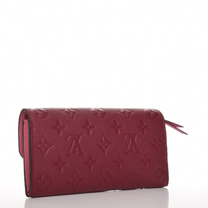 Louis Vuitton Empreinte Emilie Wallet Raisin 3 of 8