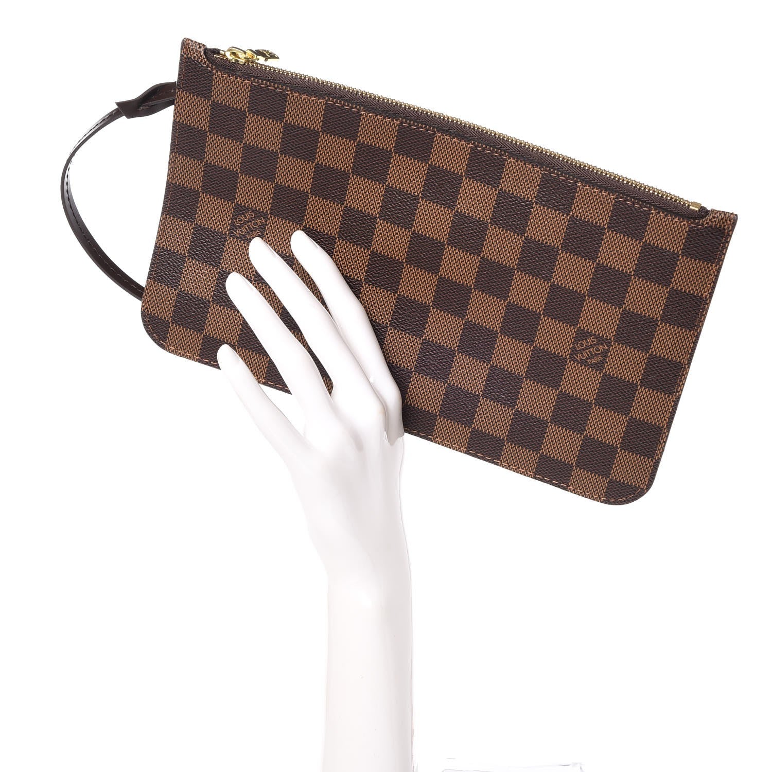Louis Vuitton Damier Ebene Neverfull MM GM Pochette 2 of 8