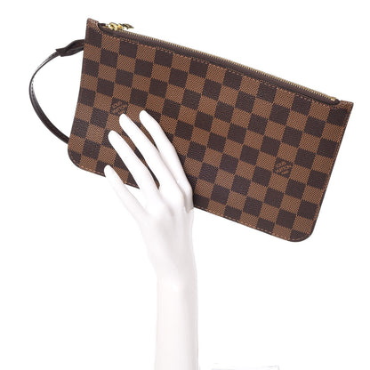 Louis Vuitton Damier Ebene Neverfull MM GM Pochette 2 of 8