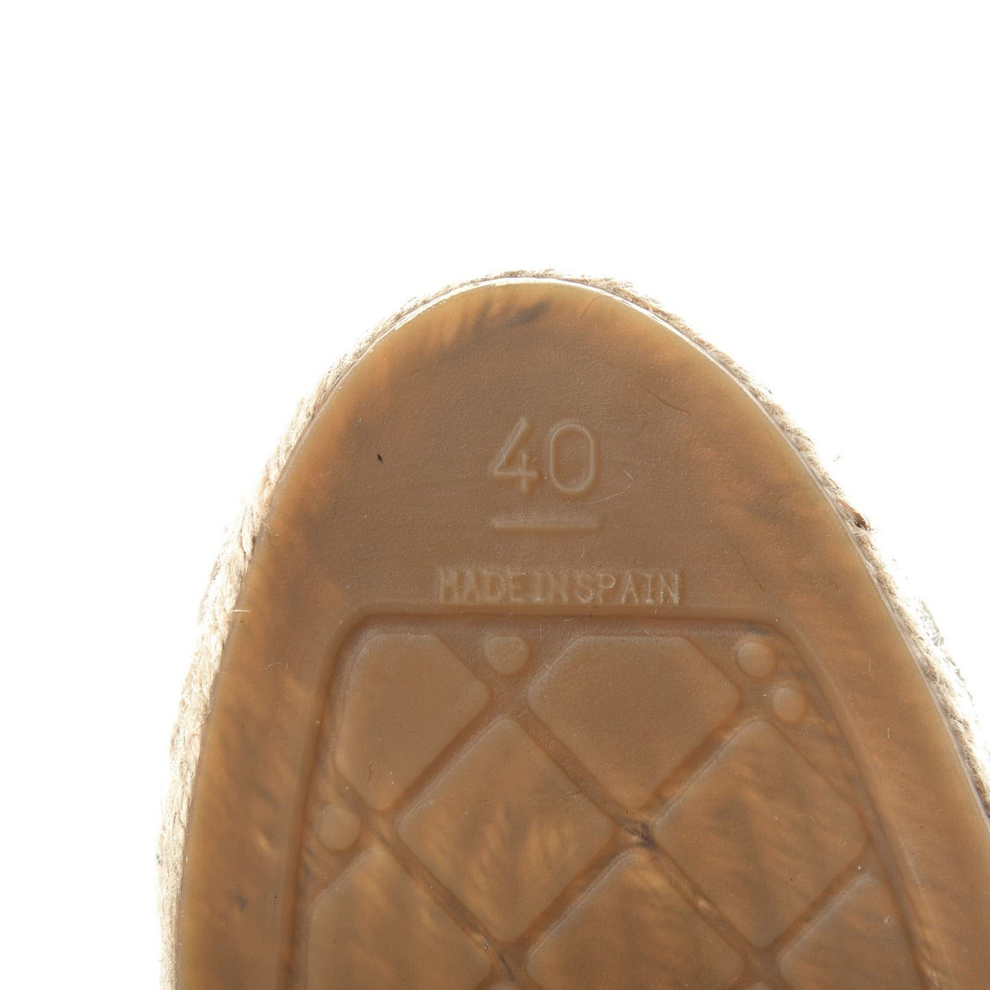 Toile Sequin CC Espadrilles 40 Green