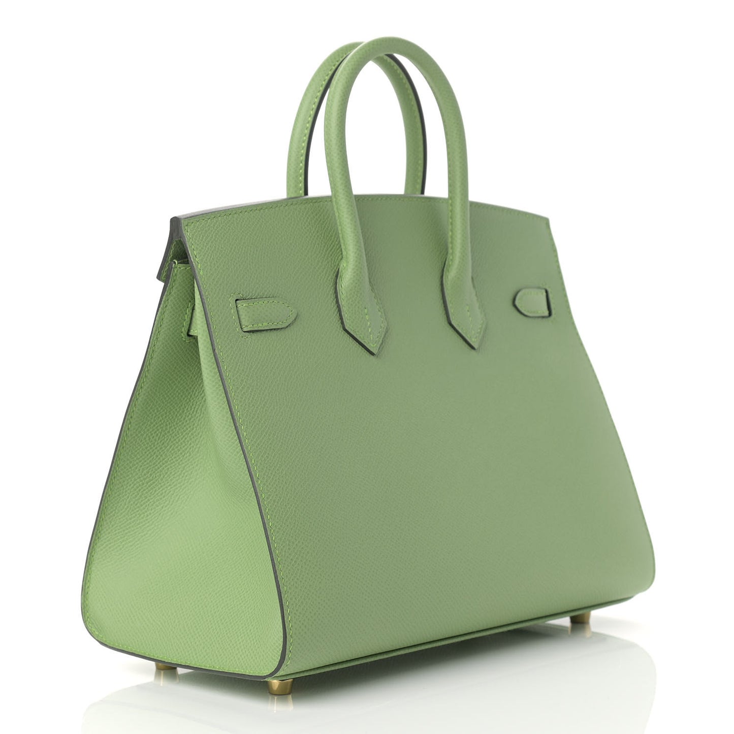 Epsom Birkin Sellier 25 Vert Criquet
