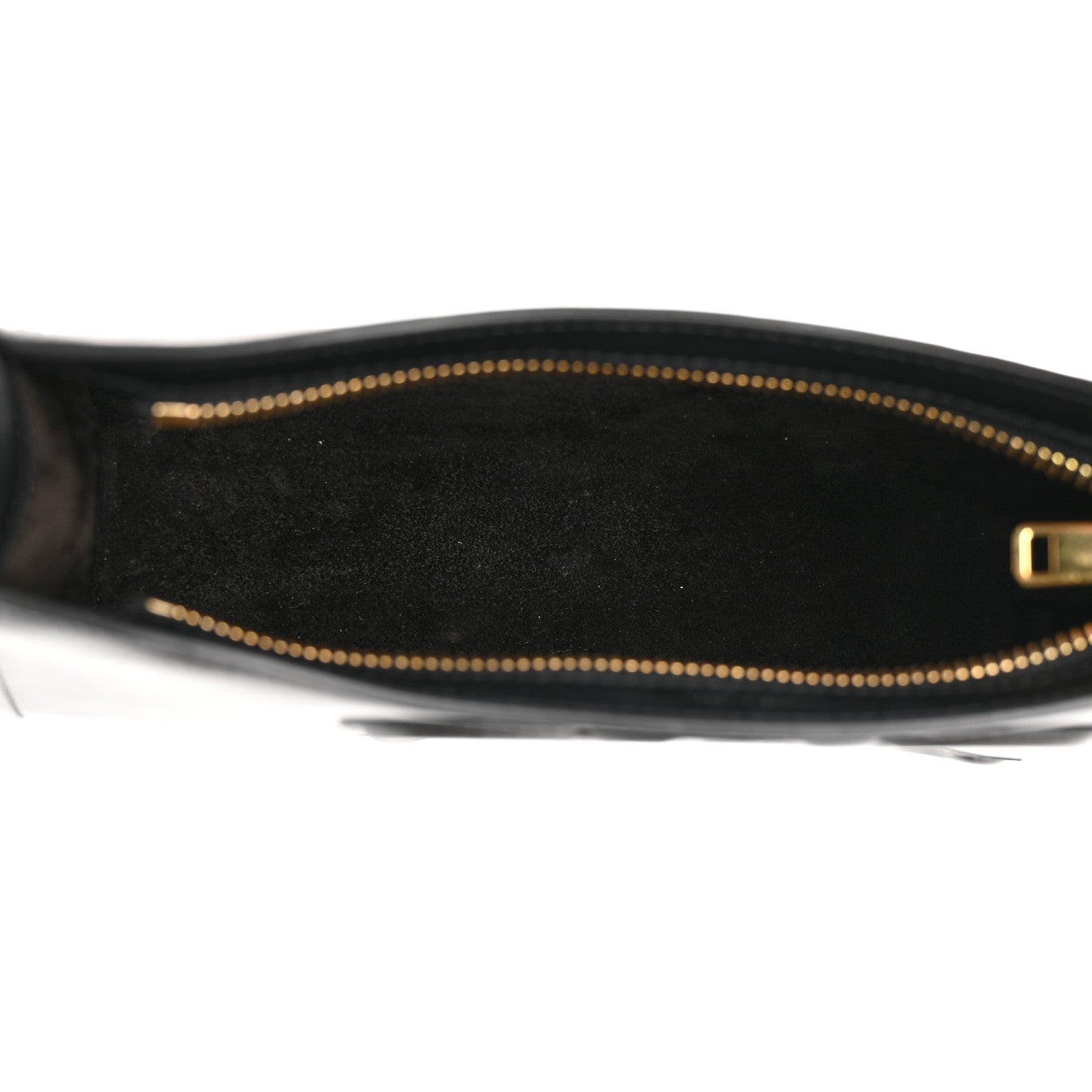 Celine Smooth Calfskin Cuir Triomphe Shoulder Bag Black 5 of 14