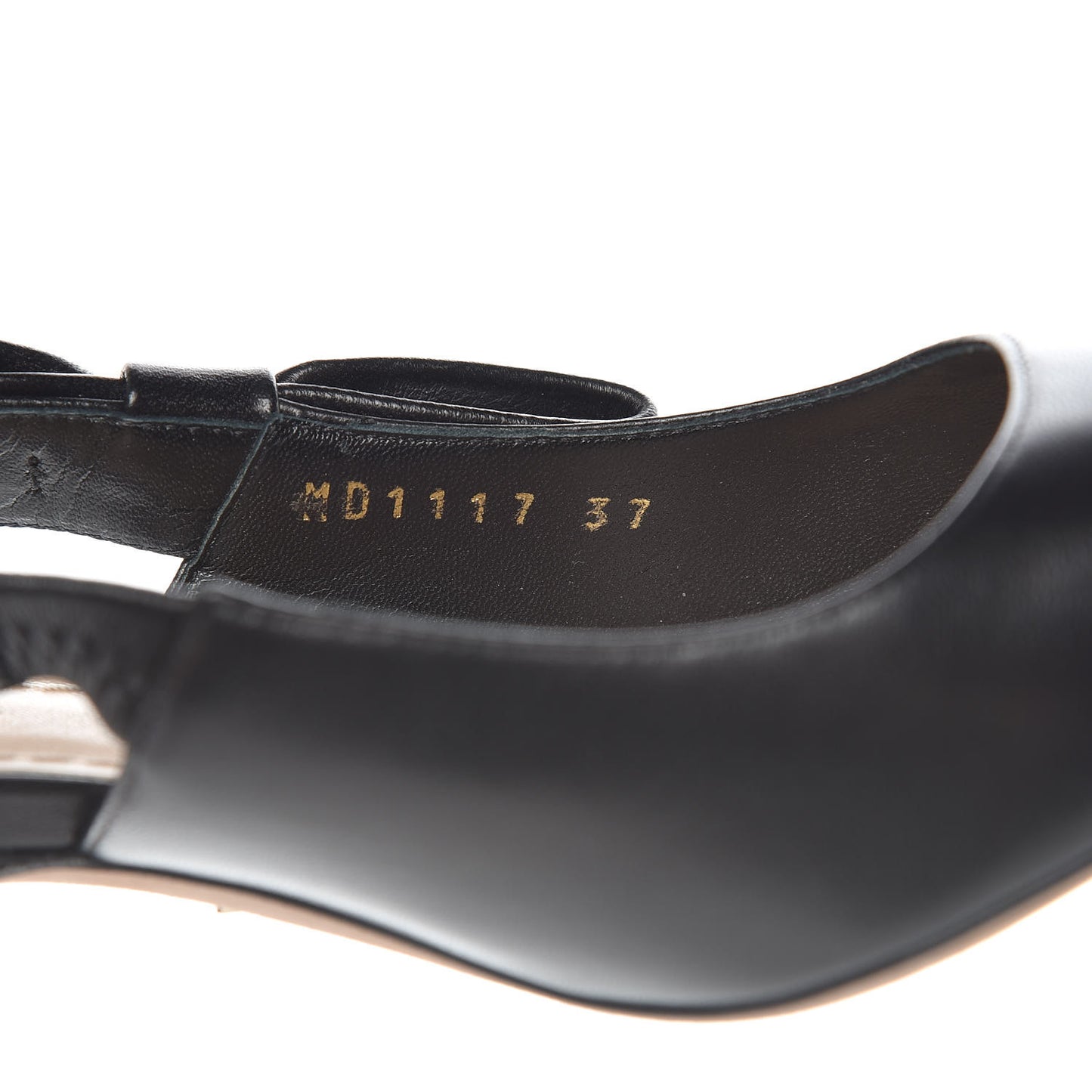 Lambskin Studded J'Adior Slingback 65mm Pumps 37 Black