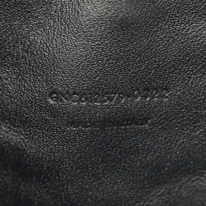 Saint Laurent Grain De Poudre Matelasse Monochrome Monogram Mini Lou Camera Bag Black 7 of 13