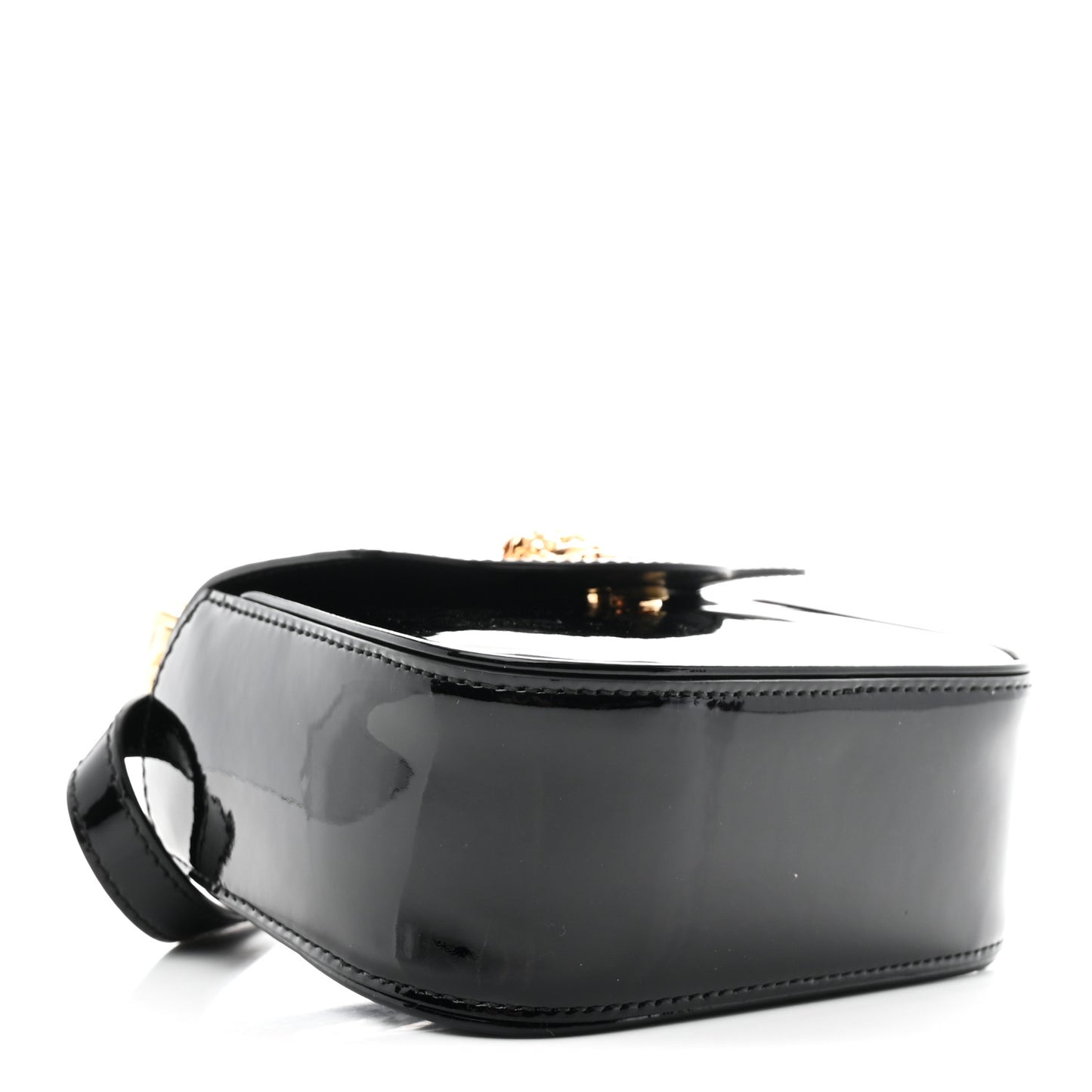 Patent Mini La Medusa Bag Black