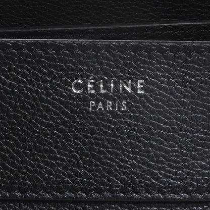Celine Drummed Calfskin Mini Luggage Black 6 of 9