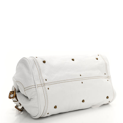 Chloe Calfskin Medium Paddington Satchel White 3 of 10