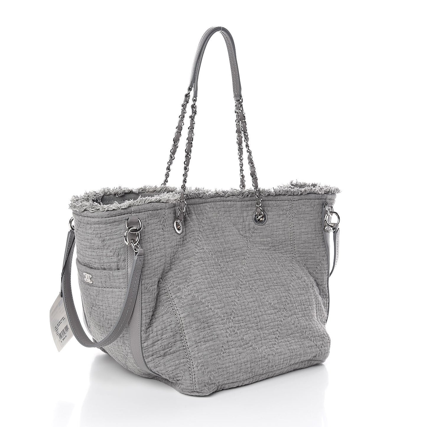 Canvas Small Double Face Tote Gray