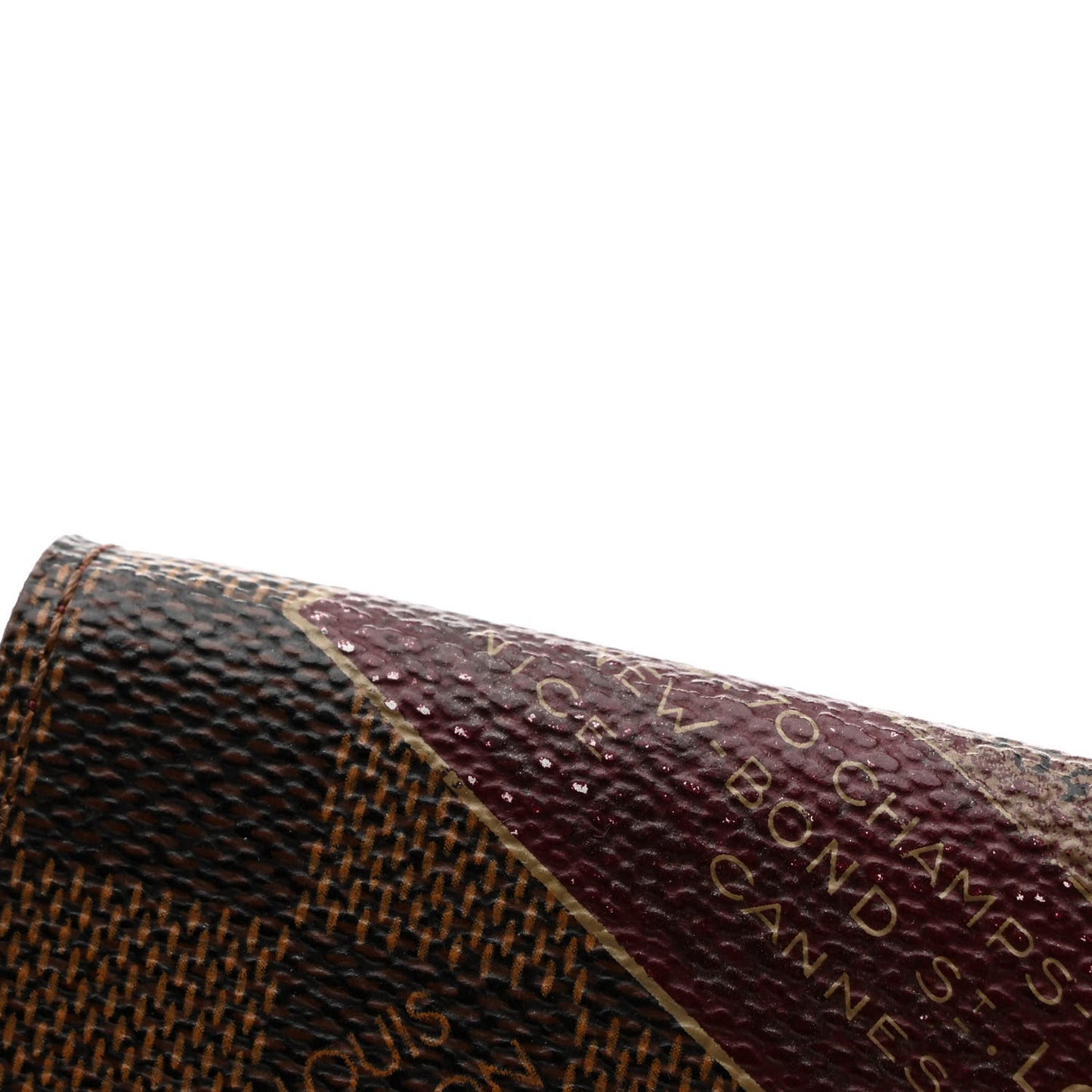 Damier Ebene Trunks Labels Multicles 4 Key Holder