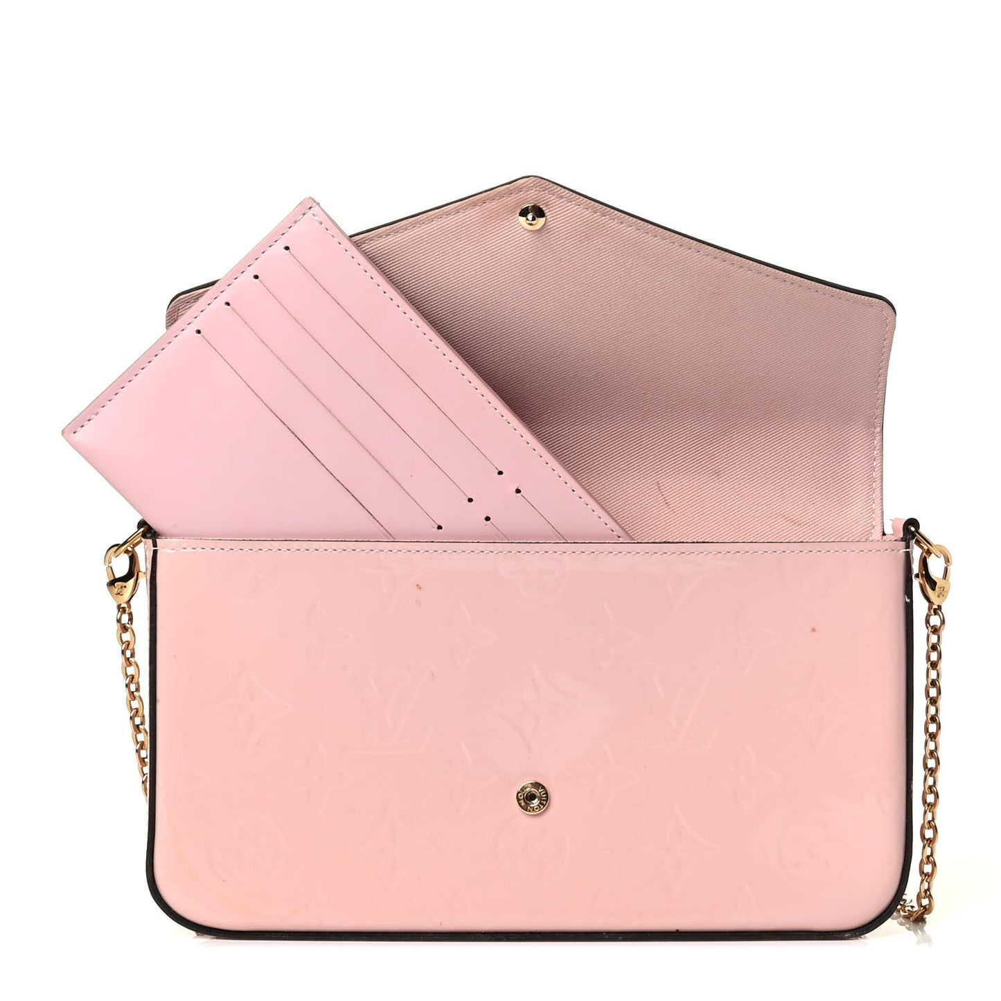 Vernis Felicie Chain Wallet Rose Ballerine