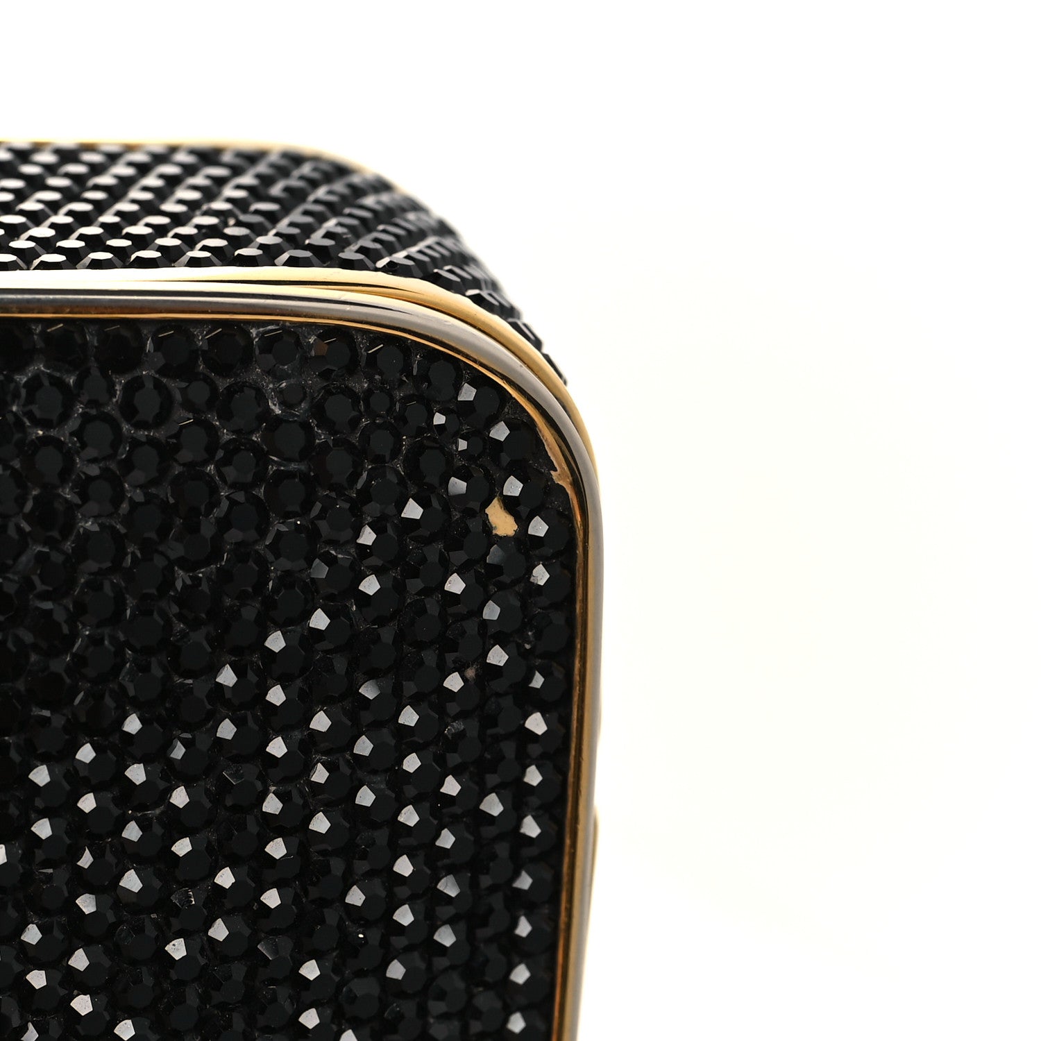 Judith Leiber Swarovski Crystal Minaudiere Clutch Black 9 of 12