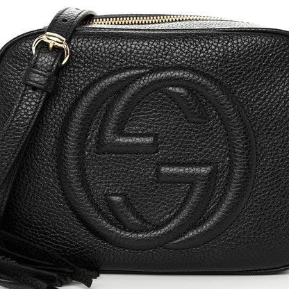 Gucci Pebbled Calfskin Small Soho Disco Bag Black 8 of 10