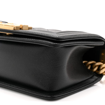 Chanel Caviar Quilted Small Boy Flap Black 10 of 11