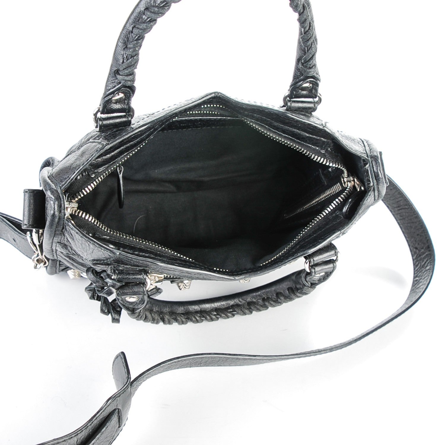 Balenciaga Agneau Giant 12 Silver Hardware Mini City Black 6 of 8