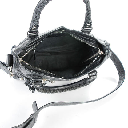 Balenciaga Agneau Giant 12 Silver Hardware Mini City Black 6 of 8